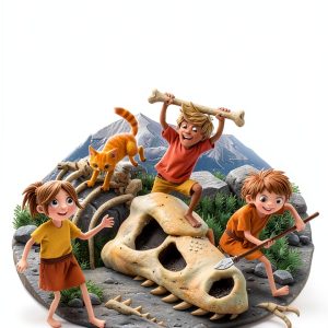 Lucy and Andy Neanderthal Book 3: The Lost Cave Adventure by Crown-0