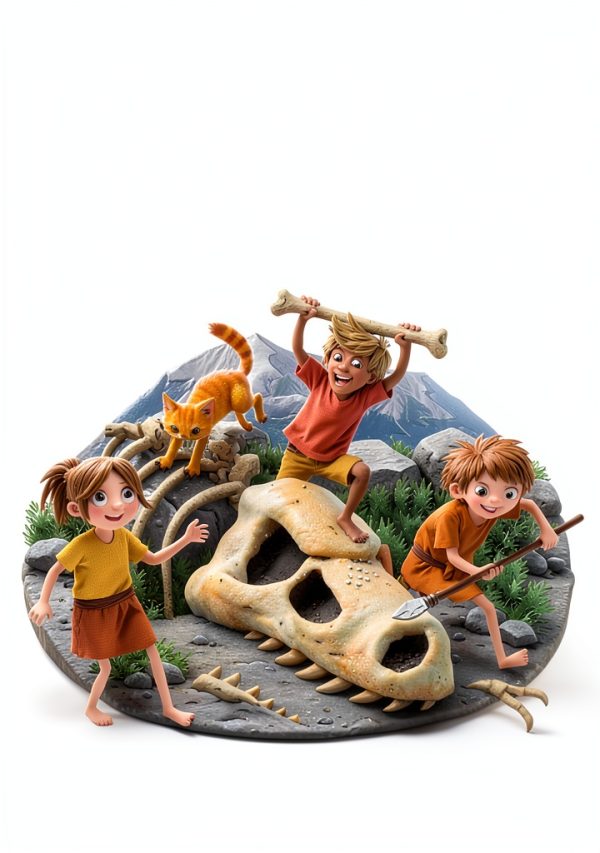 Lucy and Andy Neanderthal Book 3: The Lost Cave Adventure by Crown-0