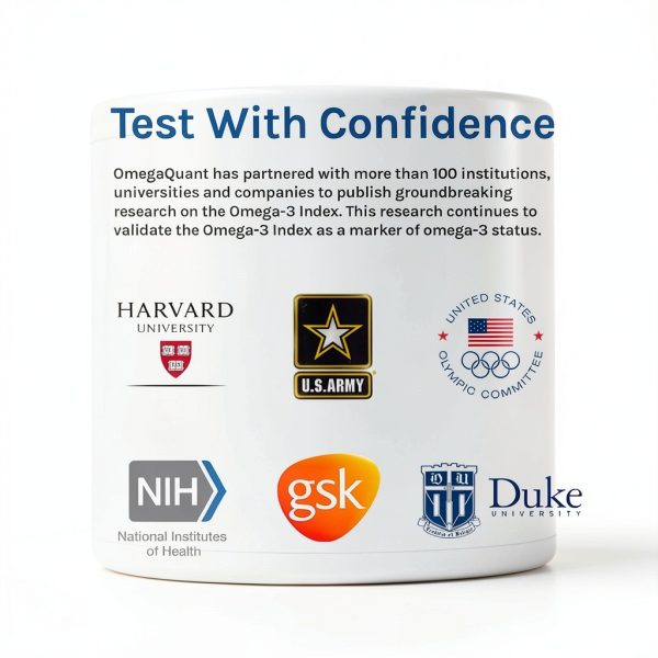 Omega-3 Index Test Kit by OmegaQuant Home Blood Test with CLIA Lab-5