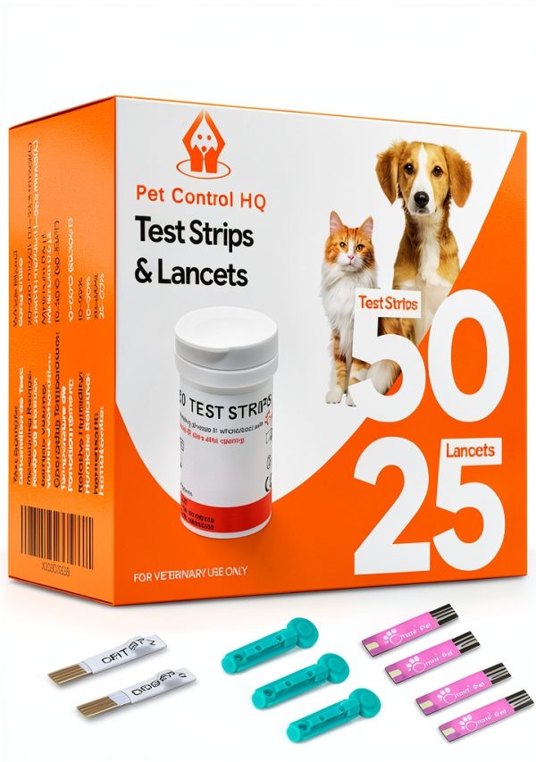 Glucose Test Strips 50 - Pet Control HQ for Dogs & Cats-0