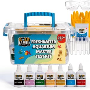 Freshwater Aquarium Test Kit Gold Label 950+ Tests Complete Kit-0