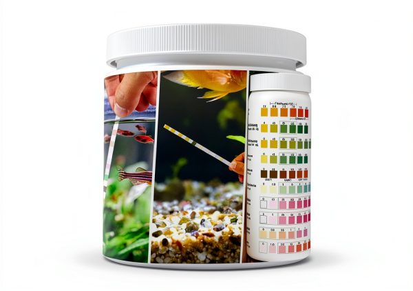 Aquarium Ammonia Test Strips 11-in-1 AKSBTEC 150 Strip Saltwater Kit-4