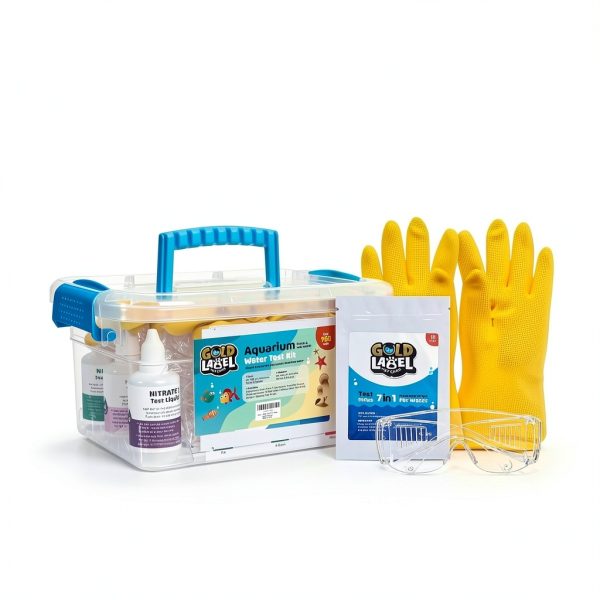 Freshwater Aquarium Test Kit Gold Label 950+ Tests Complete Kit-1