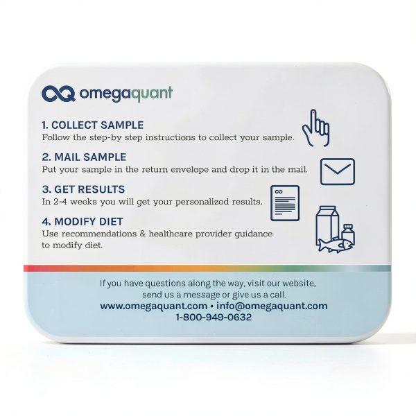 Omega-3 Index Test Kit by OmegaQuant Home Blood Test with CLIA Lab-1